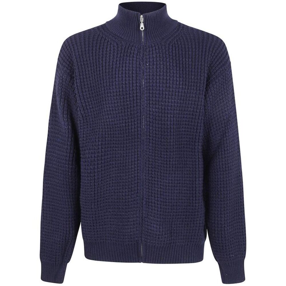 FAMILY FIRST Men's Zip-Up Mock Neck Sweater Men BLUE Sweaters & Cardigans